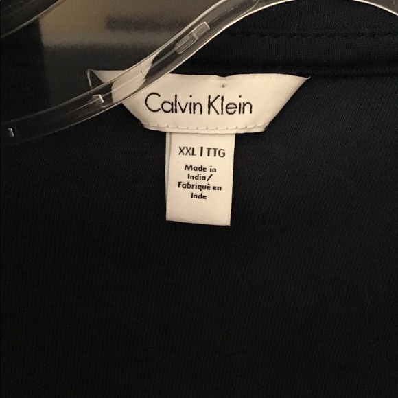 Mens Calvin Klein Zip Up Sweater - Picture 3 of 4